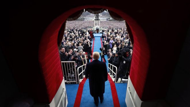Fotoğraflarla Trump'ın yemin töreni galerisi resim 5