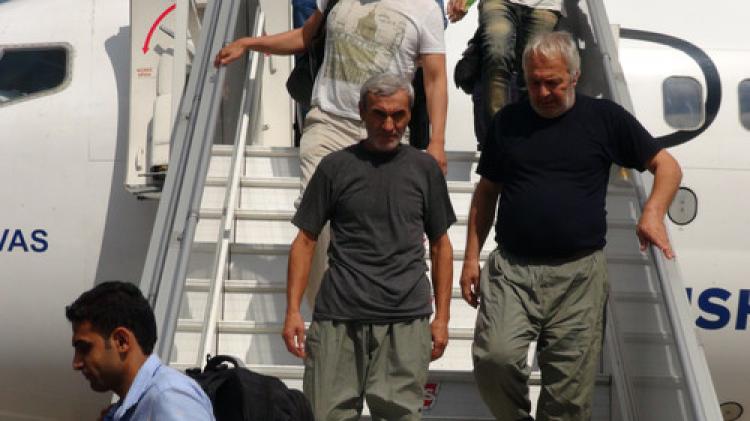 Serbest bırakılan işçiler İstanbul'da