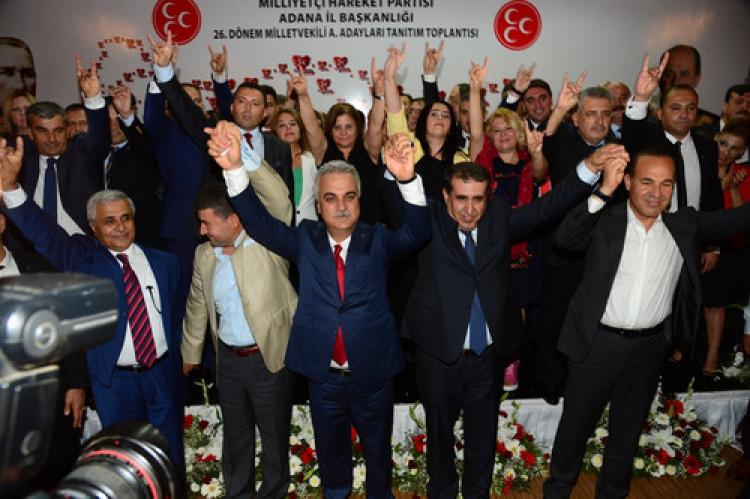 MHP Adana’da aday adaylarını tanıttı