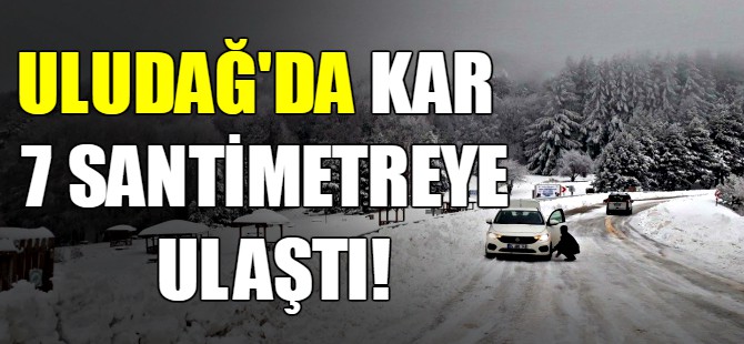 Uludağ beyaza büründü