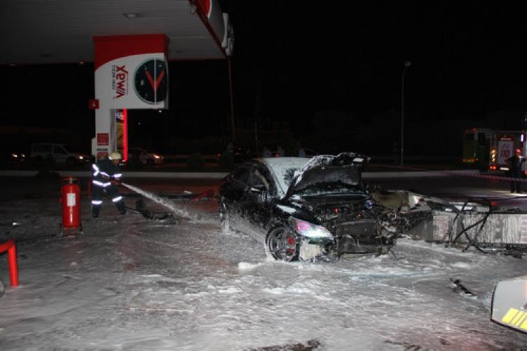 Trafik kazasında faciadan dönüldü