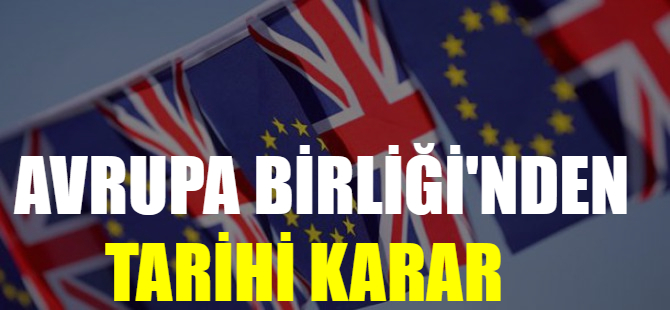 AB'den tarihi karar