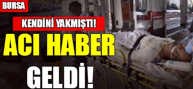 Acı haber geldi!