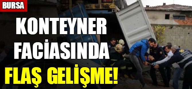 Konteyner faciasında yeni gelişme!