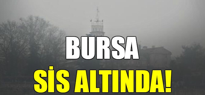 Bursa sis altında!