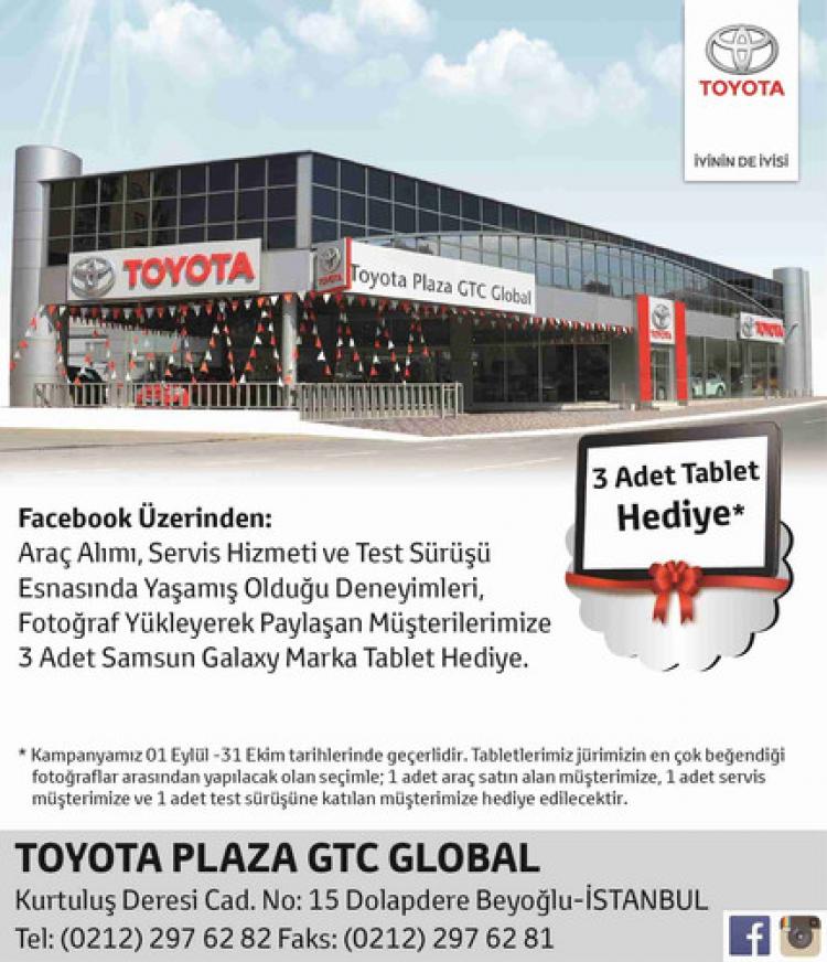 Corolla tercih edene tablet