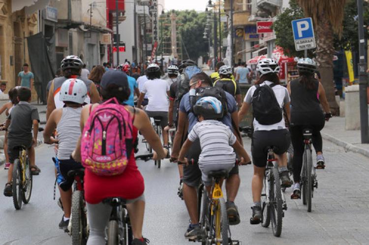 Otomobilsiz Yaşam Günü'nde pedal çevirdiler