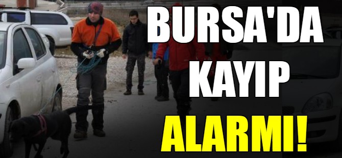 Bursa'da kayıp alarmı!