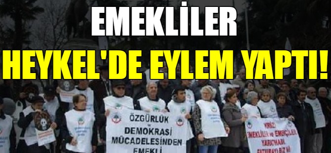 Bursa'da emekli eylemi!