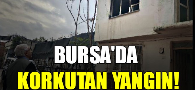 Bursa'da korkutan yangın!
