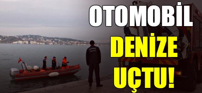 Otomobil denize uçtu!