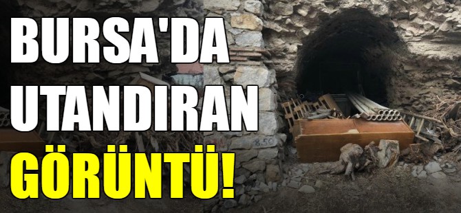 Bursa'da utandıran görüntü