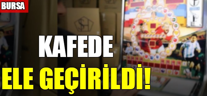 Kafede ele geçirildi!
