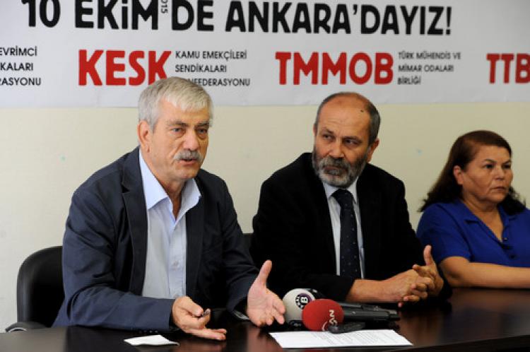 DİSK, KESK, TMMOB ve TTB ortak 'Barış ve Demokrasi' mitingi düzenleyecek