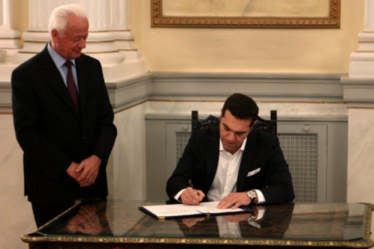 Çipras, ikinci defa başbakanlık yemini etti