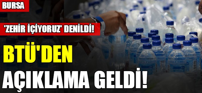 İçme suyuyla ilgili flaş açıklama!