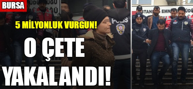 5 milyonluk vurgun!