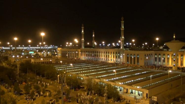 Arafat kuş bakışı gece böyle görüntülendi