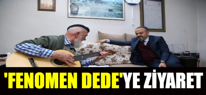 Aktaş'tan 'fenomen dede'ye ziyaret