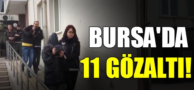 Bursa'da uyuşturucu operasyonu!