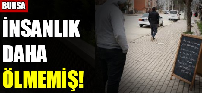 Bursa'da örnek davranış