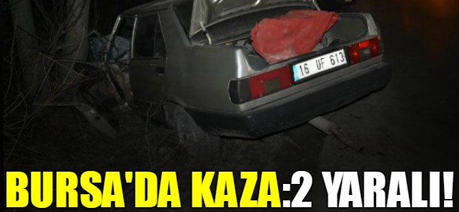 Bursa'da kaza!