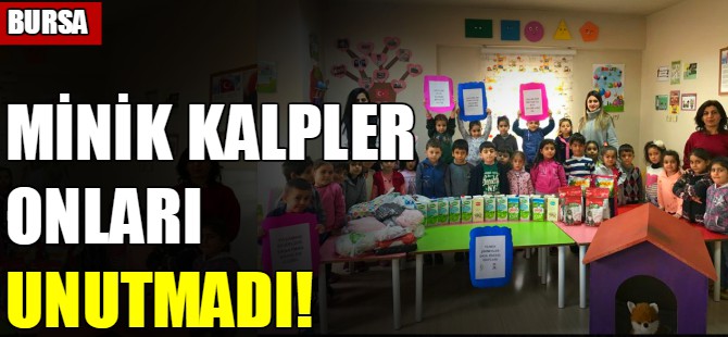Minik kalpler onları unutmadı