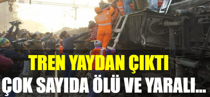 Tren raydan çıktı