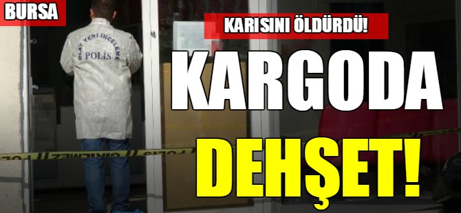 Bursa'daki kargo şubesinde dehşet!