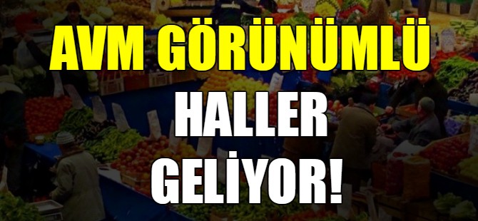 AVM görünümlü haller geliyor