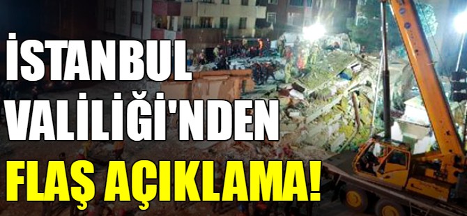 İstanbul Valiliği'nden flaş açıklama!