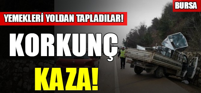 Bursa'da korkunç kaza!