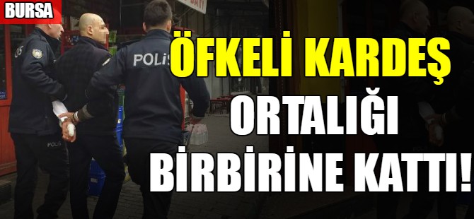 Öfkeli kardeş ortalığı birbirine kattı!