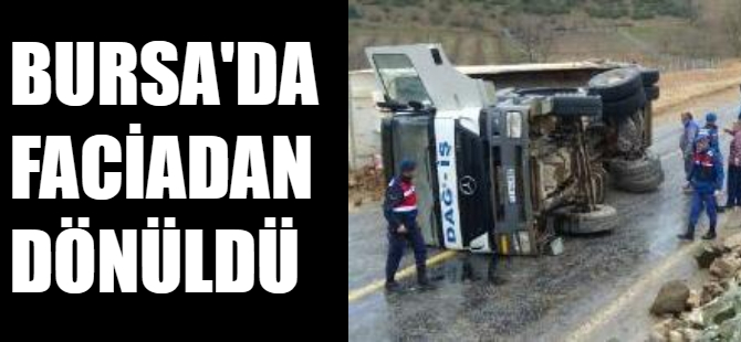 Bursa'da kaza!