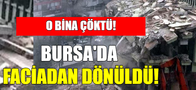 Bursa'da faciadan dönüldü!