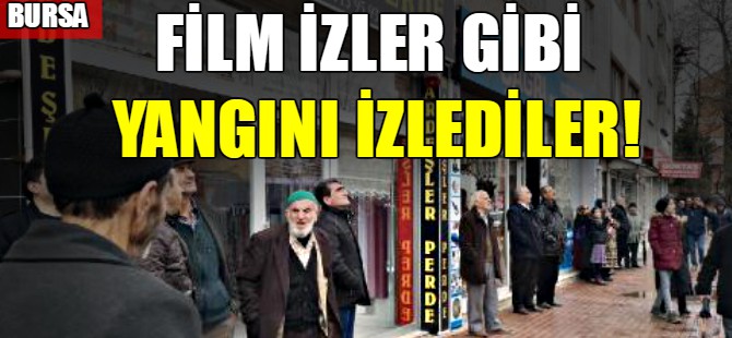 Bursa'da alev alev yandı!