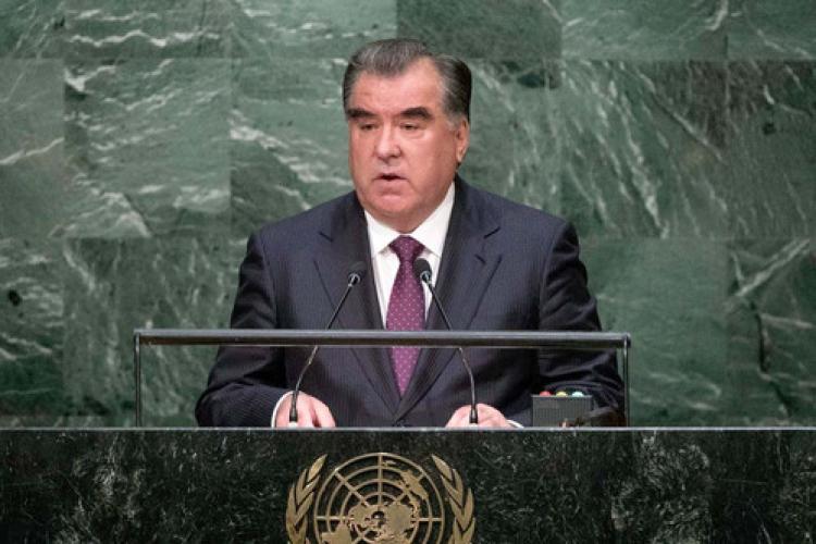 Tacik liderden uluslararası destek çağrısı