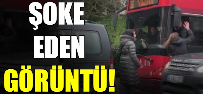 Şoke eden görüntü!