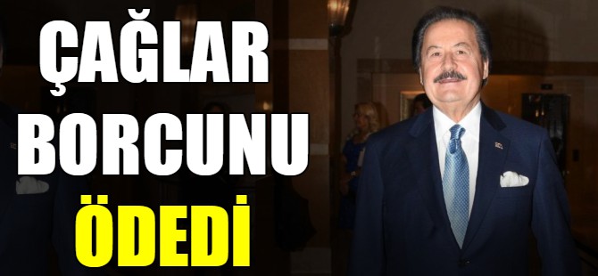 Çağlar borcunu ödedi
