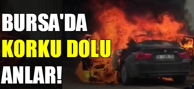 Bursa'da korku dolu anlar!
