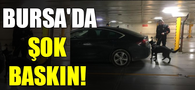 Bursa'da şok baskın!