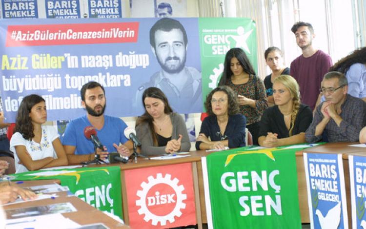 Öğrenci Gençlik Sendikası: Aziz Güler, doğduğu topraklarda defnedilecek