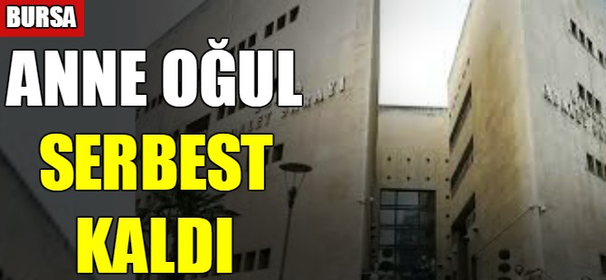 Avukatı döven anne oğul serbest bırakıldı