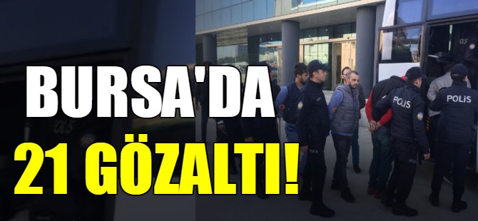 Bursa'da uyuşturucu operasyonu