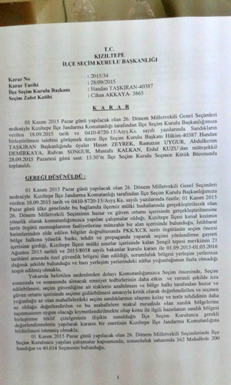 YSK, sandık taşımayı 7 Haziran’da veto etmiş