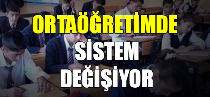 Ortaöğretimde sistem değişiyor