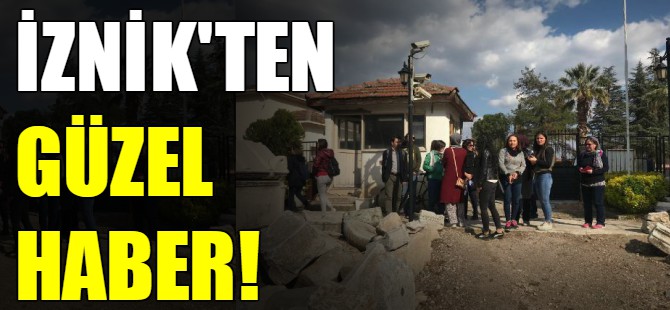 İznik'ten güzel haber!