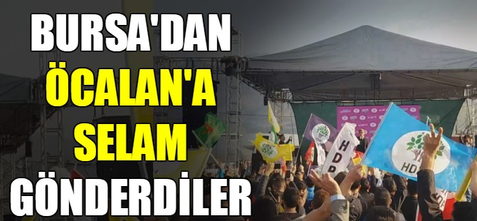 Bursa'da HDP mitingi