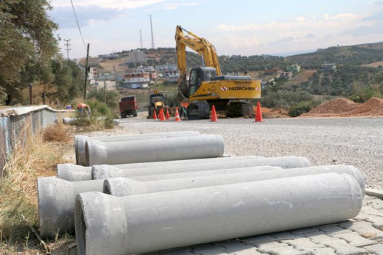 Altınkaya Mahallesi’ne 850 metrelik kanalizasyon hattı