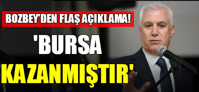 Bozbey'den flaş açıklama!